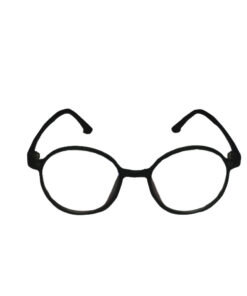 BLACK ROUND EYEGLASS