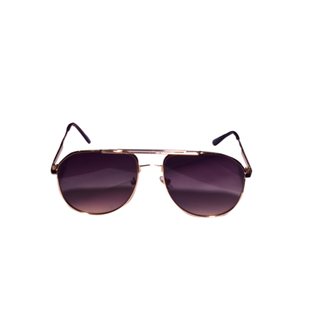 GOLDEN BLUE GRADIENT AVIATOR CL SUNGLASSES
