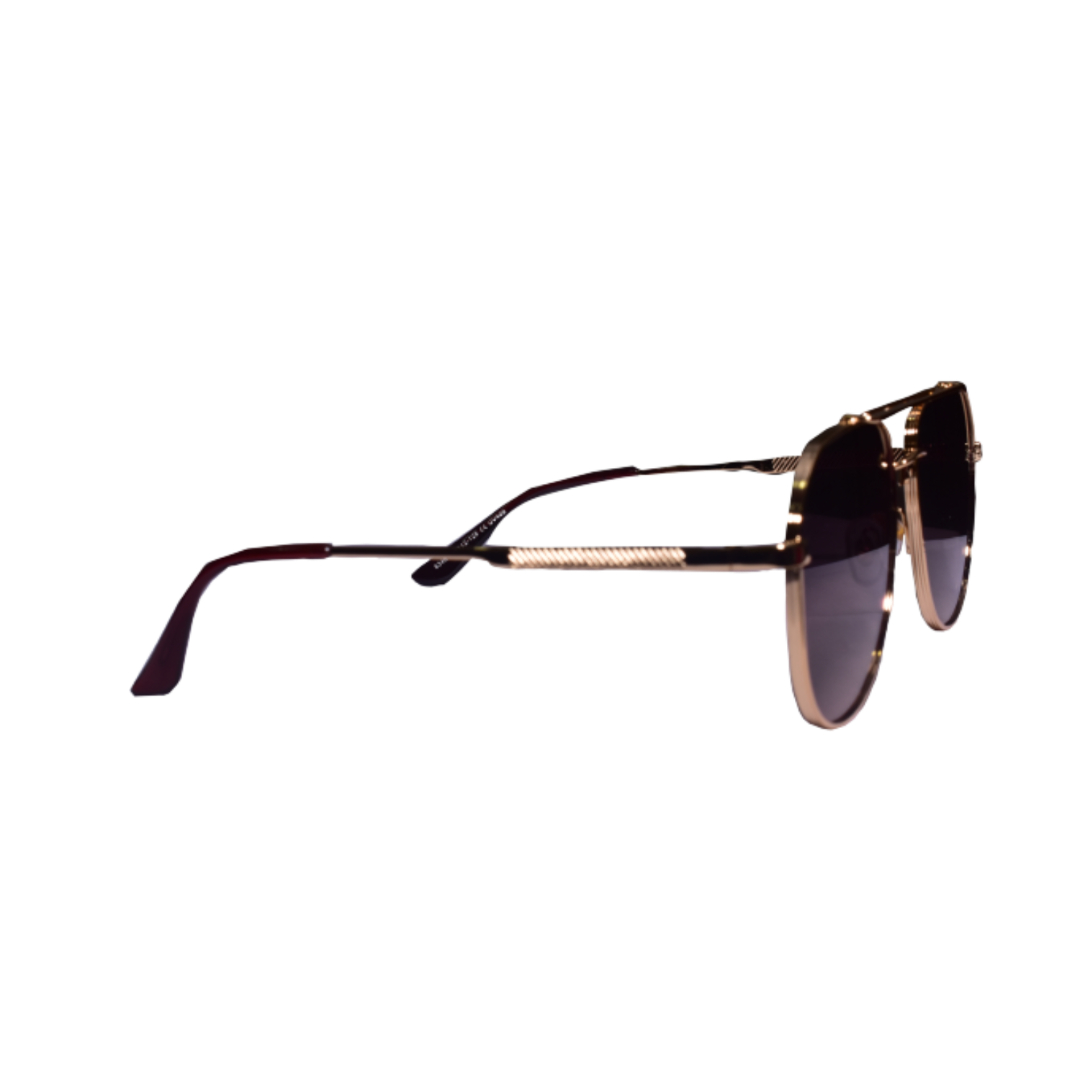 GOLDEN BLUE GRADIENT AVIATOR CL SUNGLASSES - Image 2