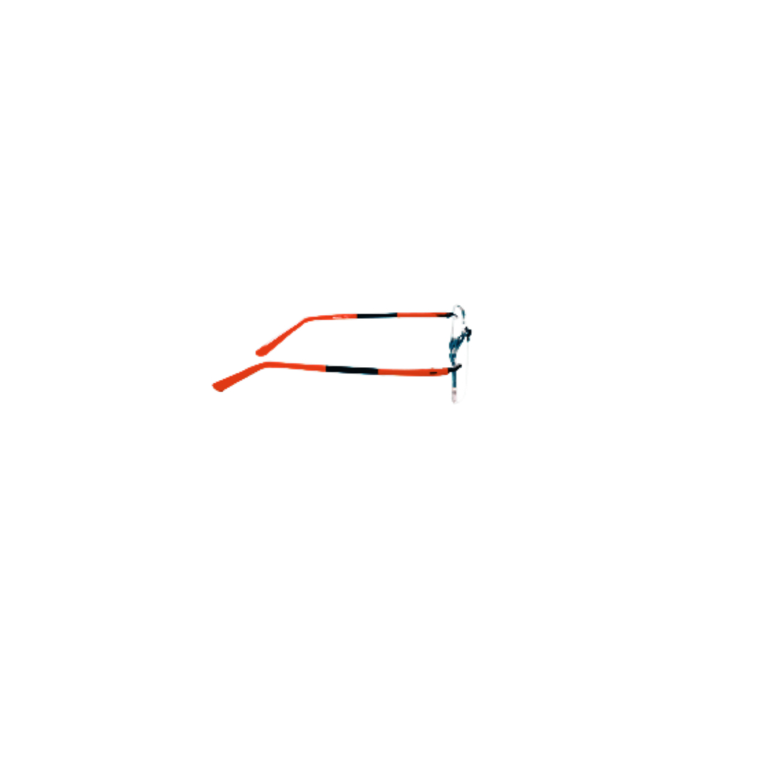 RIMLESS RED BLACK METAL 8004 - Image 3