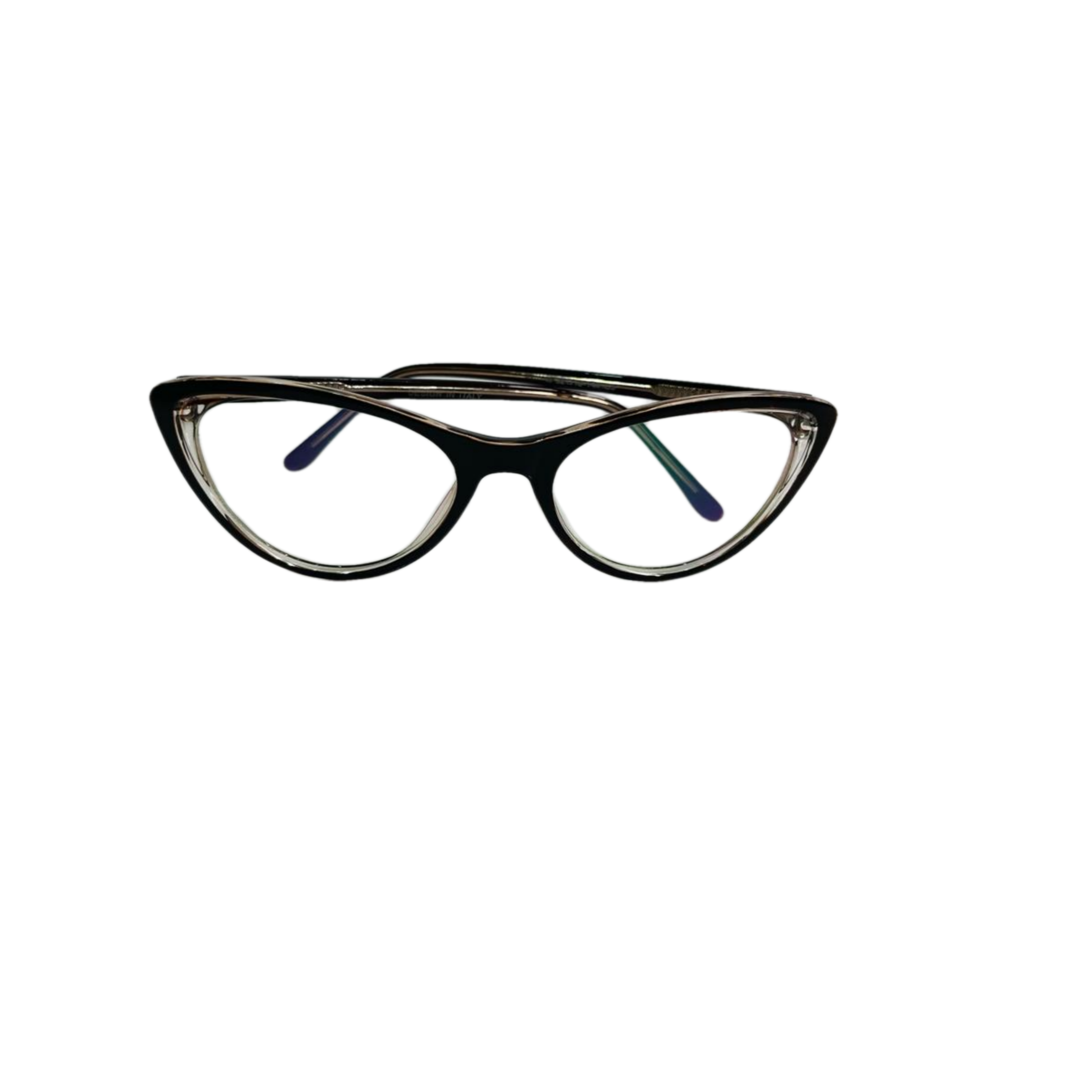 BROWN TRANSPARENT CAT EYE P80110