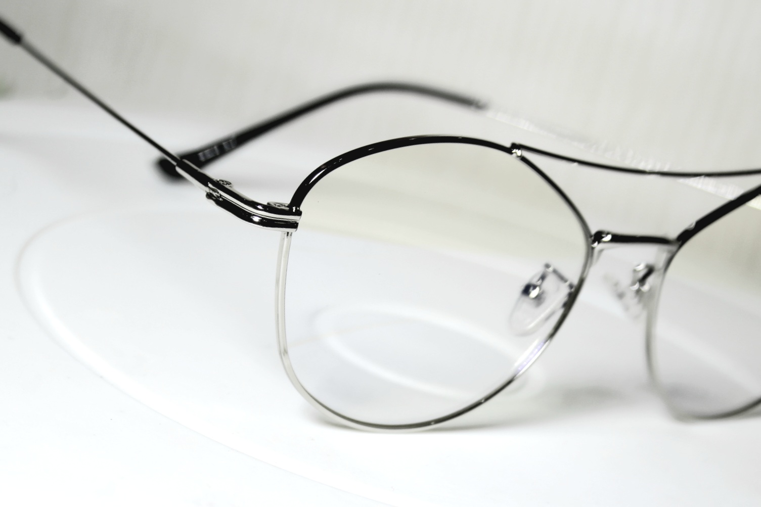 BLACK SLIVER AVIATOR BLULENS
