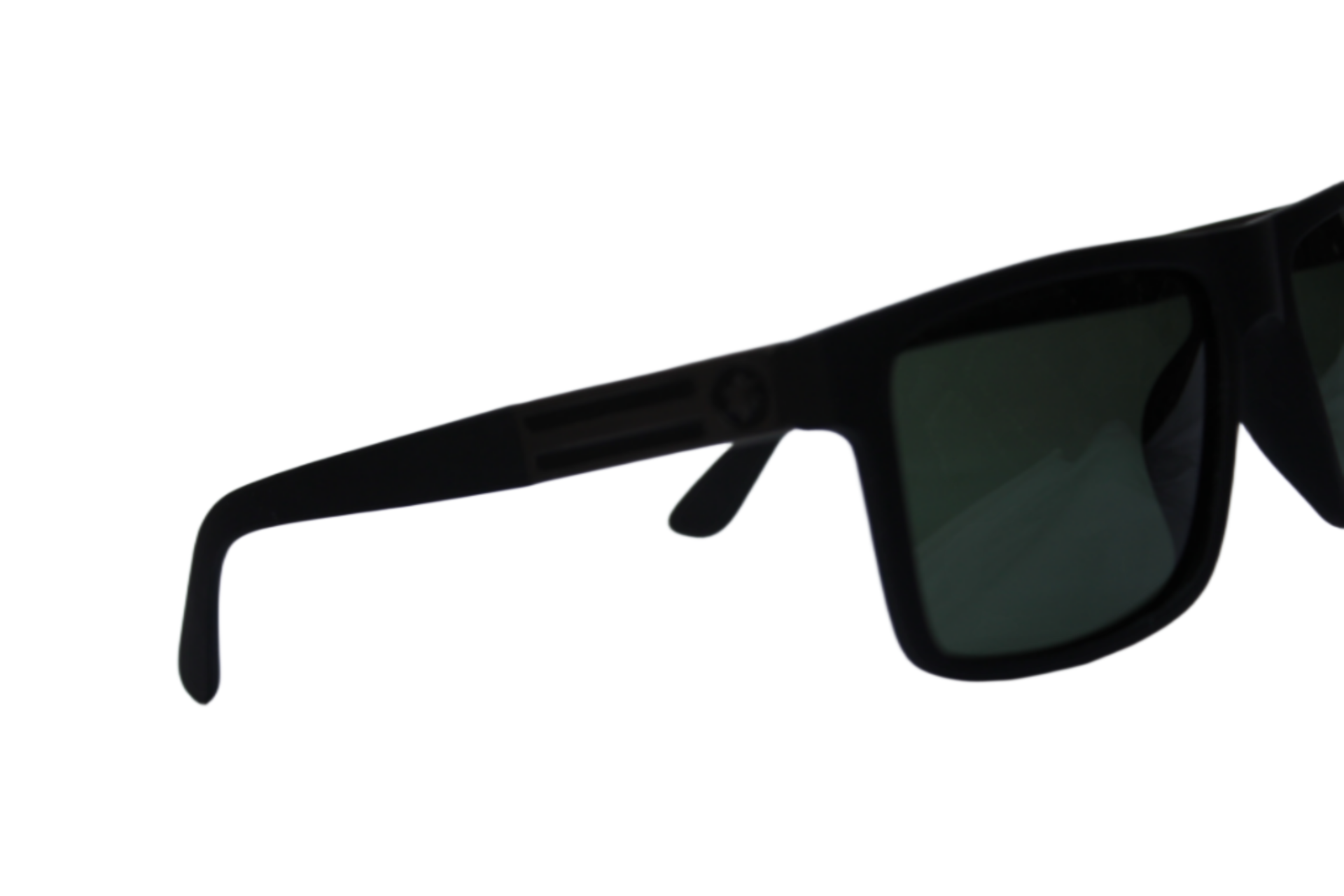 Black Rectangle Polarized  Sunglasses - Image 3