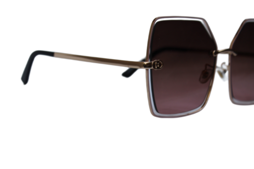 Golden Pink Gradient Butterfly Sunglasses - Image 4