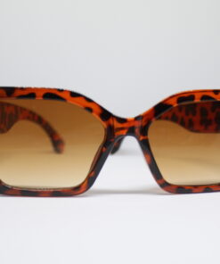 Rectangle Cat Eye Brown Tortoises  Sunglasses