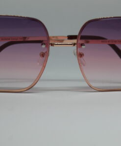Golden Pink Gradient OverSize Sunglasses