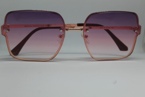 Golden Pink Gradient OverSize Sunglasses