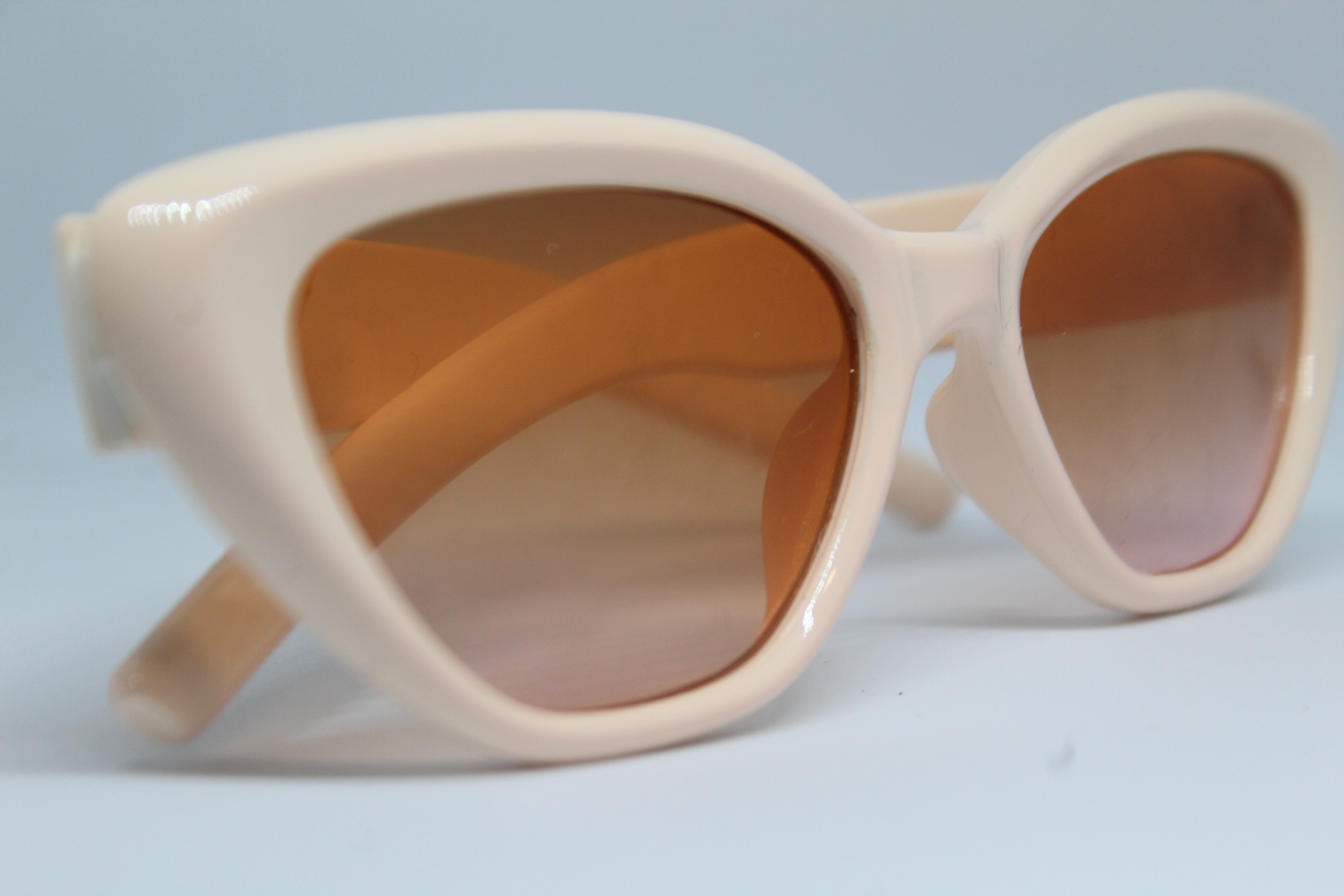 Cat Eye Peach Sunglasses