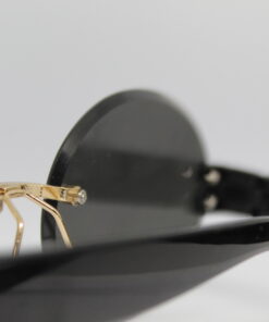 Oval Black Sunglasses