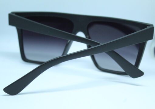 Black Rectangle  OverSize Sunglasses - Image 2