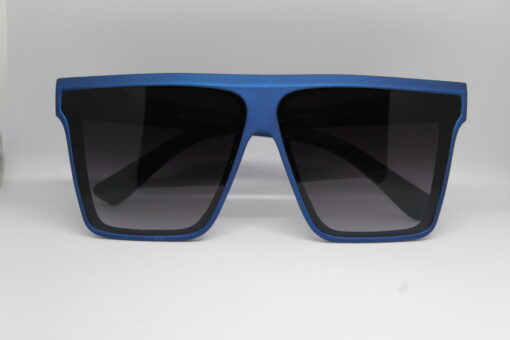 Blue Wayfarer OverSize Sunglasses - Image 3