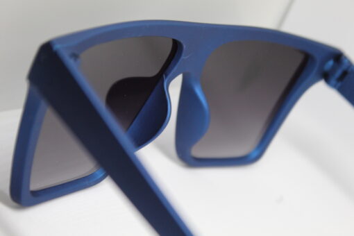Blue Wayfarer OverSize Sunglasses - Image 4